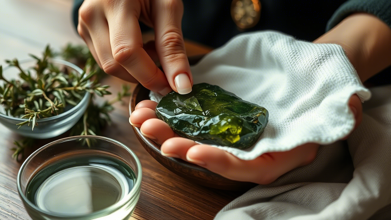 how to cleanse moldavite