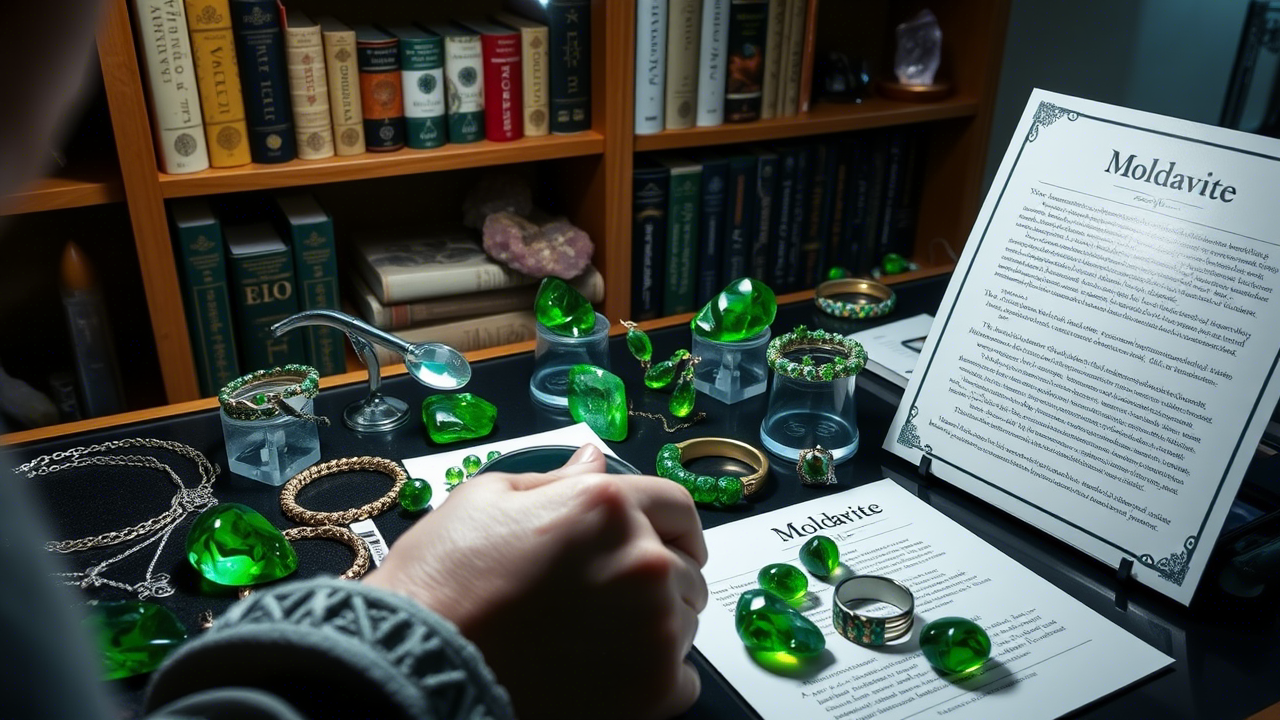 Selecting Moldavite Jewelry for Optimal Astrological BenefitsIdentifying Authentic Moldavite Pieces